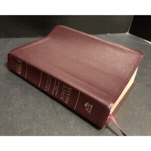 Everyday Life Bible Amplified 2006 Bonded Leather Joyce Meyer Notes Commentary